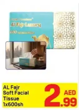 Day To Day AL Fajr Soft Facial Tissue 1x600sh offer