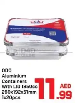 Day To Day ODO Aluminium Containers With LID 1850cc offer