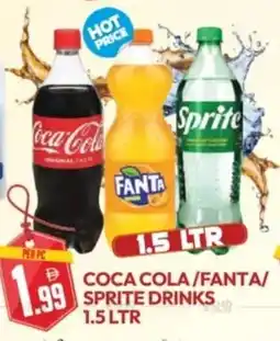 Dream Land Center Coca cola/fanta/ sprite drinks offer