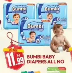 Dream Land Center Bumbi baby diapers all no offer