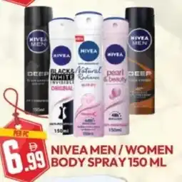 Dream Land Center Nivea men/women body spray offer