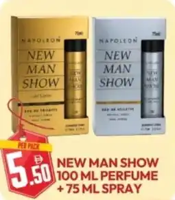 Dream Land Center Bnew man show perfume + spray offer