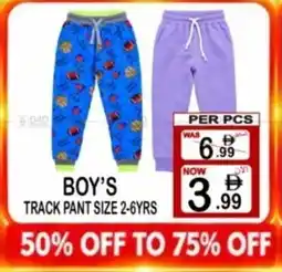 Gift Point Boy's track pant size 2-6yrs offer
