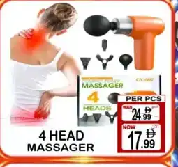 Gift Point 4 head massager offer