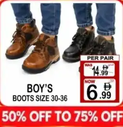 Gift Point Boy's boots size 30-36 offer