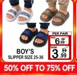Gift Point Boy's slipper size 25-36 offer