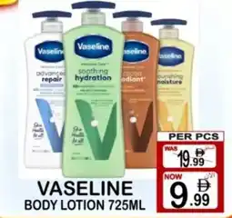 Gift Point Vaseline body lotion offer