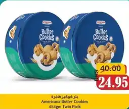 Al Mushrif Co-Operative Society Americana Butter Cookies Twin Pack offer
