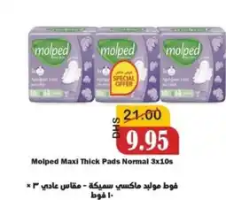 Al Mushrif Co-Operative Society Molped Maxi Thick Pads Normal offer