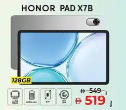 Kenz Hypermarket Honor pad x7b offer
