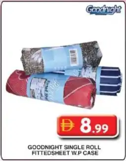 Grand Hyper Market Goodnight single roll fittedsheet w.p case offer