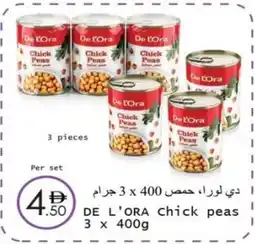 Wear Mart DE L'ORA chick peas offer