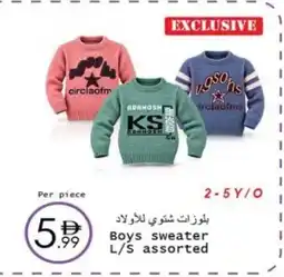 Wear Mart Boys sweater L/S assorted offer