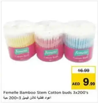 Nesto Femelle Bamboo Stem Cotton buds offer