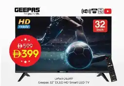 Nesto Geepas 32" DLED HD Smart LED TV offer