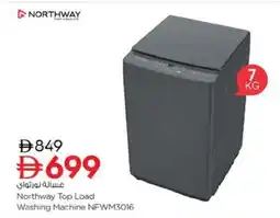 Nesto Northway Top Load Washing Machine NFWM3016 offer