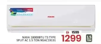 Nikai 18000btu t3 type split ac nsac19131
