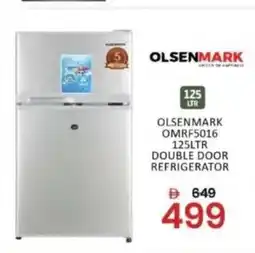 Al Madina Olsenmark omrf5016 double door refrigerator offer