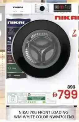 Al Madina Nikai front loading wm white color nwm701fn9 offer