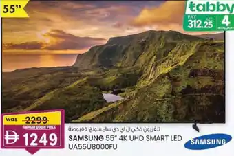 Samsung 4k uhd smart led ua55u8000fu