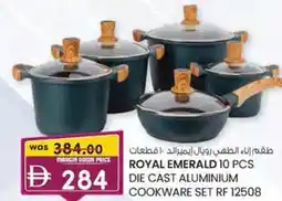 KM Trading Royal emerald die cast aluminium cookware set rf 12508 offer