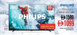 Nesto Philips UHD Google TV 55" 55PUT7390/56 offer