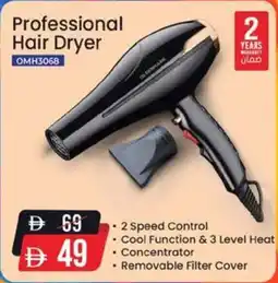 Nesto Professional Hair Dryer OMH3068 offer