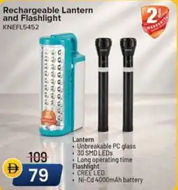 Nesto Rechargeable Lantern and Flashlight KNEFL5452 offer