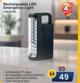 Nesto Rechargeable LED Emergency Light KNE5094 offer