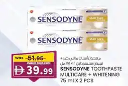 KM Trading Sensodyne toothpaste multicare + whitening offer