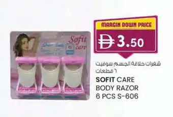 KM Trading Sofit care body razor offer