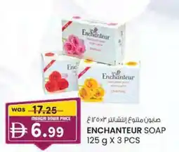 KM Trading Enchanteur soap offer