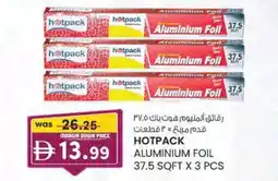 KM Trading Hotpack aluminium foil offer