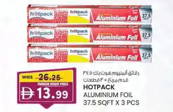 KM Trading Hotpack aluminium foil offer