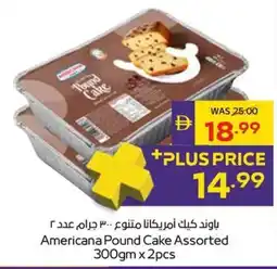Abu Dhabi Coop Americana Pound Cake Assorted offer
