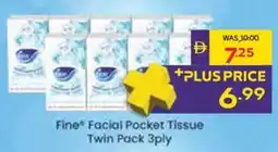 Abu Dhabi Coop Fine Facial Pocket Tissue offer