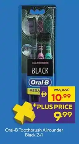 Abu Dhabi Coop Oral-B Toothbrush Allrounder Black 2+1 offer