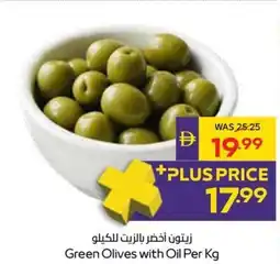 Abu Dhabi Coop Green Olives with Oil offer