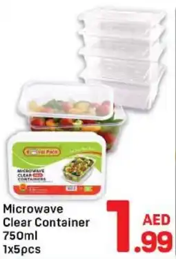 Day To Day Microwave Clear Container offer
