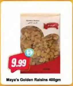 Almaya supermarket Maya's Golden Raisins offer
