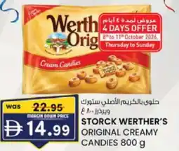 KM Trading Storck werther's original creamy candies offer