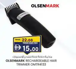 KM Trading Olsenmark rechargeable hair trimmer OMTR4133 offer