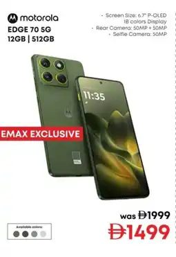 Emax Motorola EDGE 70 offer