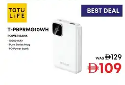 Emax TOTU LiFE T-PBPRMG10WH POWER BANK offer