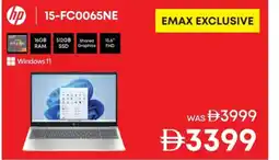 Emax hp 15-FC0065NE offer