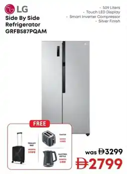 Emax LG Side By Side Refrigerator GRFB587PQAM offer