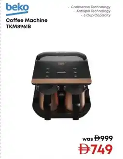Emax beko Coffee Machine TKM8961B offer