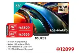 Emax Hisense 85UR8S offer