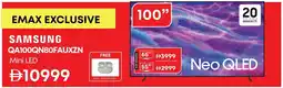 Emax Samsung QA100QN80FAUXZN Mini LED offer