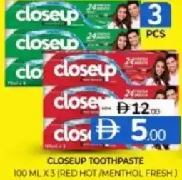 Al Madina Hypermarket Closeup toothpaste offer